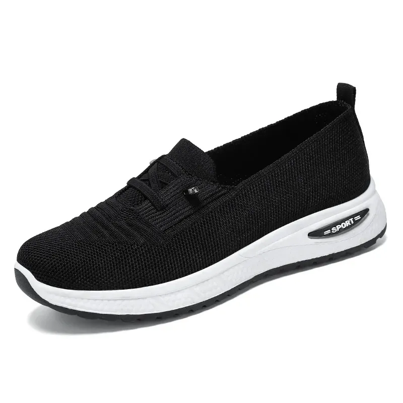 Women Slip On Orthopedic Sneakers Lightweight Wide Width Soft Sole Arch Support Non-Slip Shoes