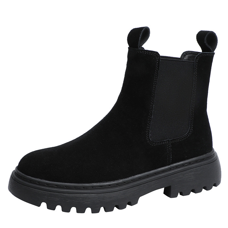Women Orthopedic Ankle Boots Chunky Sole
