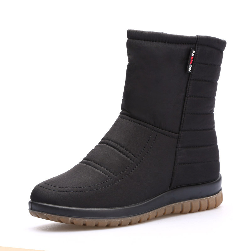 Women Orthopedic Boots Waterproof Fur Ankle Shoes