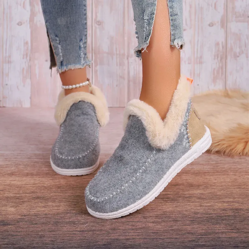 2025 Hot Sale Geekhubis Seniors' Denny Wool Winter Boots
