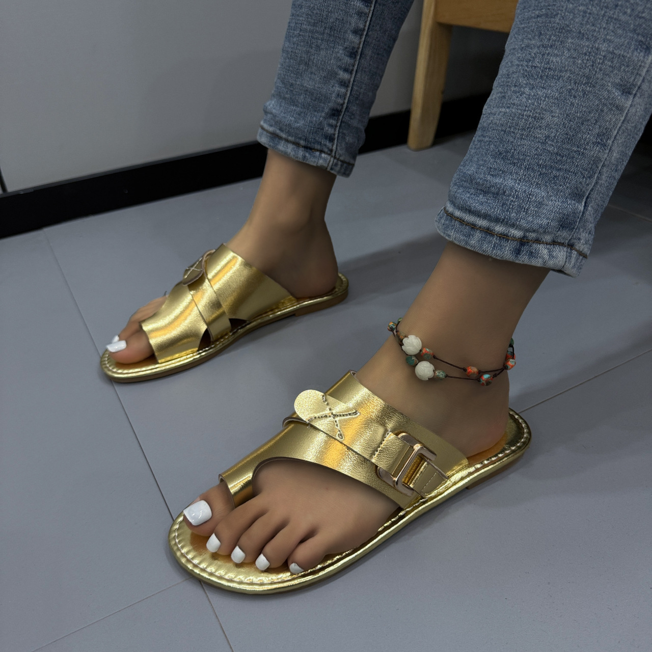 Women's Orthopedic Bunion Correction Leather Sandals