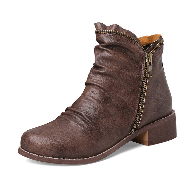 Cozy Colorful Ankle Winter Boots