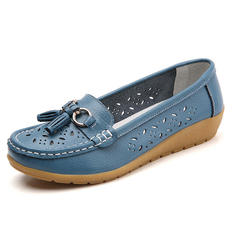 Introducing Summer Hollow Out New Leather Shoes: The Perfect Blend of Style and Comfort