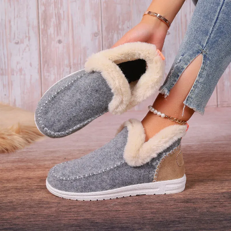 2025 Hot Sale Geekhubis Seniors' Denny Wool Winter Boots