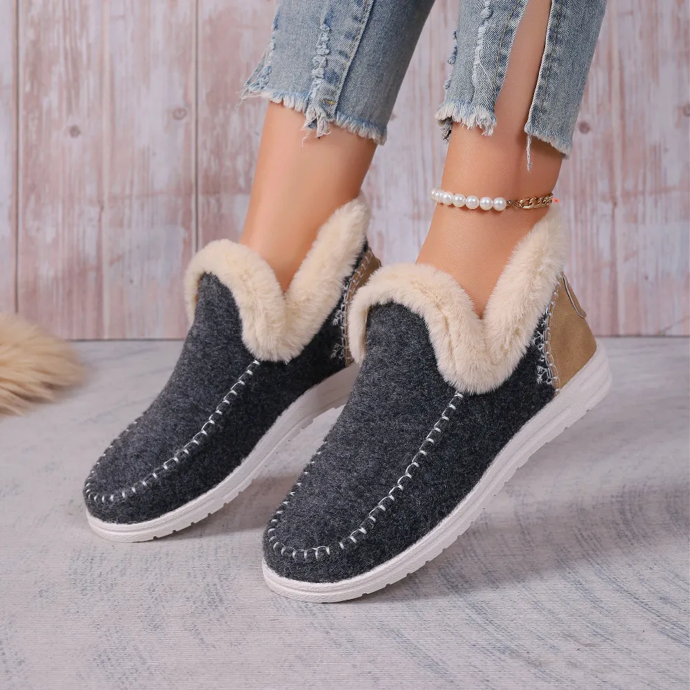 2025 Hot Sale Geekhubis Seniors' Denny Wool Winter Boots