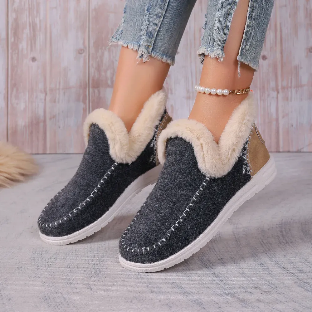 2025 Hot Sale Geekhubis Seniors' Denny Wool Winter Boots