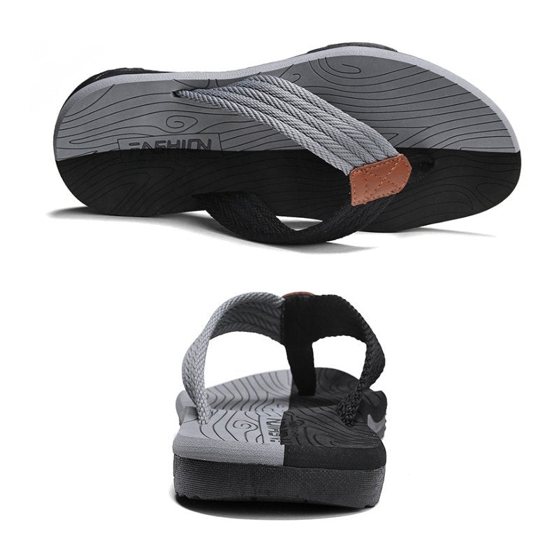 Best Orthopedic Sandals For Men Nonslip Flip-flops Fabric Thongs Summer Beach