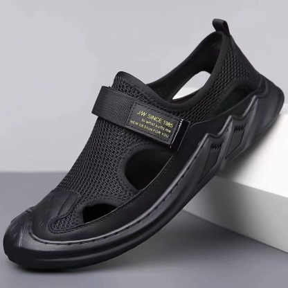 Men Nonslip Hook&loop Orthopedic Sandals Anti-collision Summer