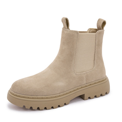 Women Orthopedic Ankle Boots Chunky Sole