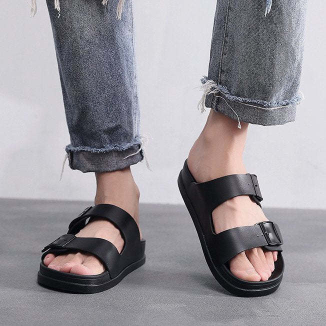 Men Waterproof Orthopedic Sandals Open Round Toe Casual Summer 2023