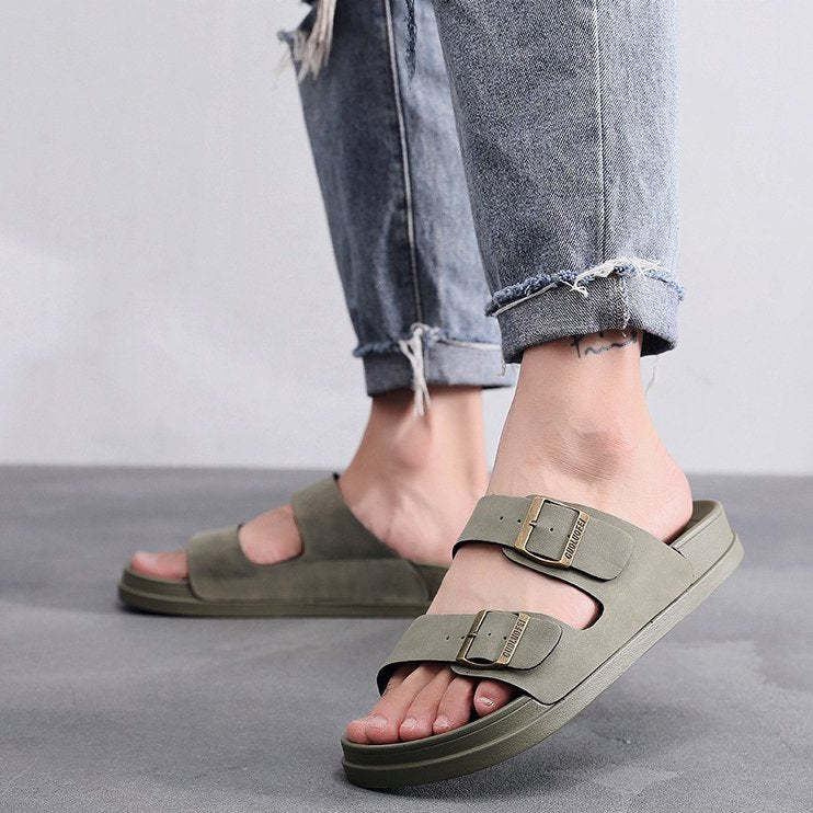 Men Waterproof Orthopedic Sandals Open Round Toe Casual Summer 2023