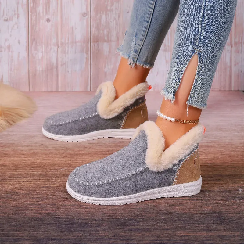 2025 Hot Sale Geekhubis Seniors' Denny Wool Winter Boots
