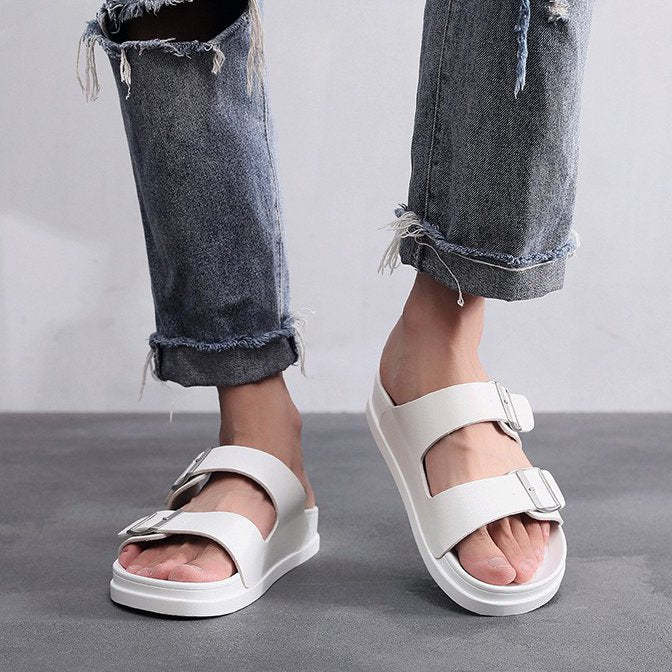 Men Waterproof Orthopedic Sandals Open Round Toe Casual Summer 2023