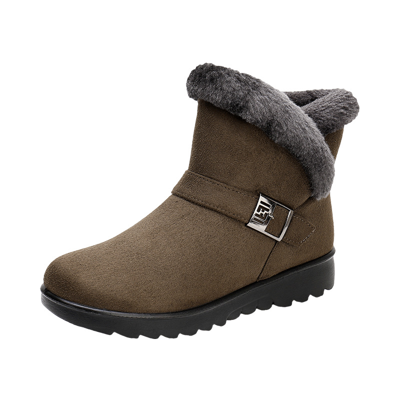 Orthopedic Women Ankle Boots Fur Lined Super Warm Winter Comfortable Shoes
