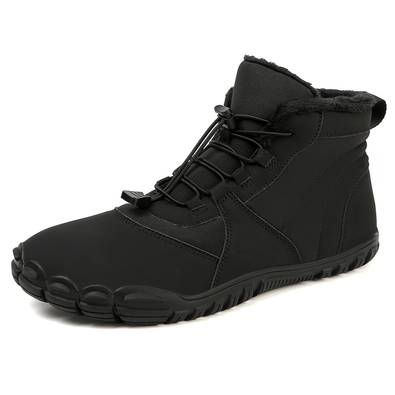 Hike Winter Footwear Barefoot Womens, Waterproof Hiking Barefoot Winter Boots, Wide Toe Box Walking Barefoot Shoes Men