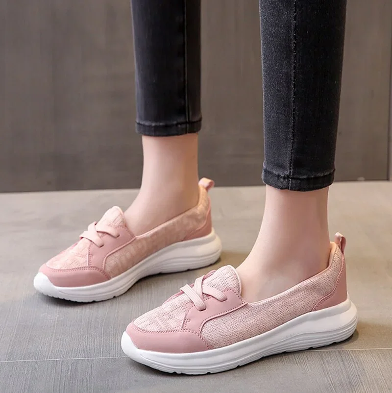 Orthopedic Women Shoes Breathable Slip On Arch Support Non-slip