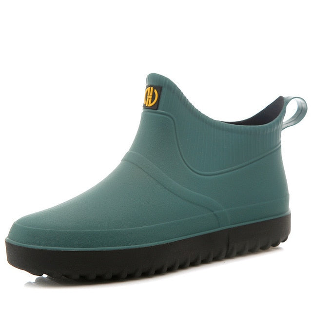 Winter Rain Ankle Boots For Men Slip-on Nonskid Orthopedic Shoes