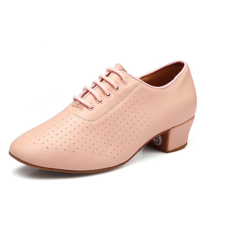 Women's Real Leather 5cm Heels Teaching & Practice Shoes Ballroom Dance Shoes