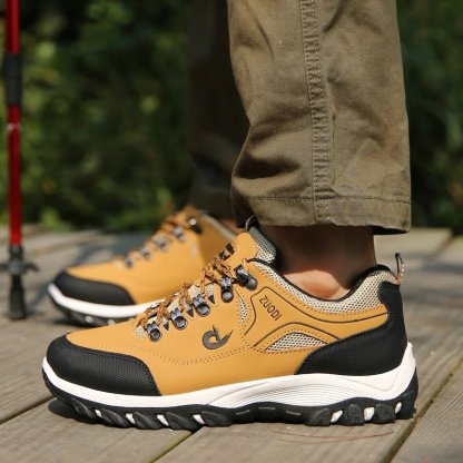 Men Orthopedic Shoes Anti-collision Anti-slip Rubber Hiking Sneakers
