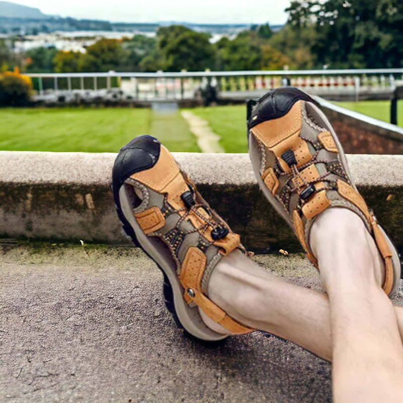 Ergonomic Men's Sandals Crafted for Pain Relief