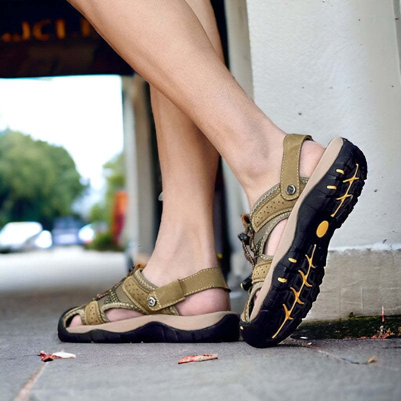 Ergonomic Men's Sandals Crafted for Pain Relief