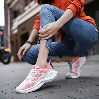 Women Orthopedic Shoes Elastic Mesh EVA Nonslip Jogging Sneakers