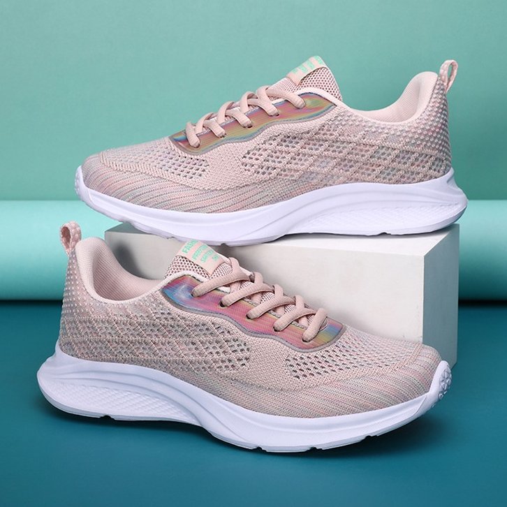 Women Athletic Orthopedic Shoes Anti-collision Mesh Round Toe Stylish Sneakers