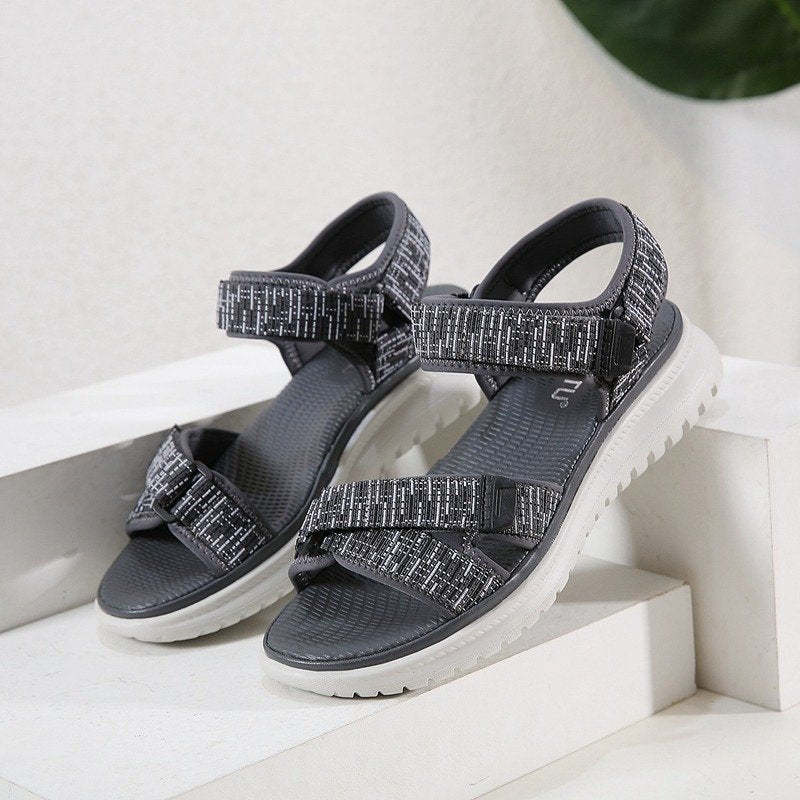Trendy Sports Sandals Women Open Toe Hook&loop Orthopedic Sandals