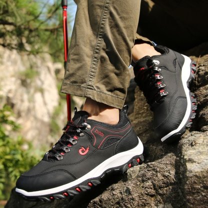 Men Orthopedic Shoes Anti-collision Anti-slip Rubber Hiking Sneakers