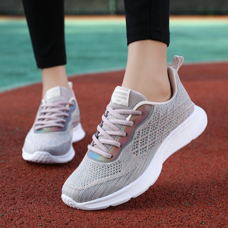 Women Athletic Orthopedic Shoes Anti-collision Mesh Round Toe Stylish Sneakers