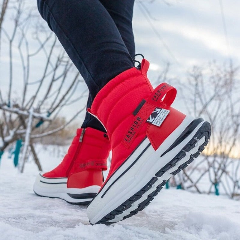 Women Orthopedic Boots Multi-color Warm Plush Shoes