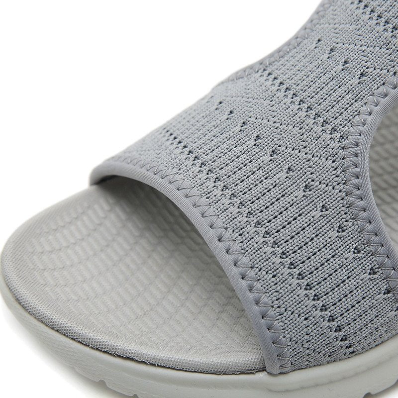 Women Walking Orthopedic Sandals Mesh Hollow Out Trendy Summer Sandals