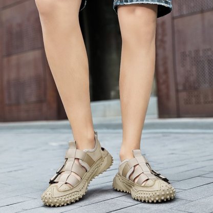 Men Orthopedic Sandals Open Back Anti-collision Round Toe Trendy 2023