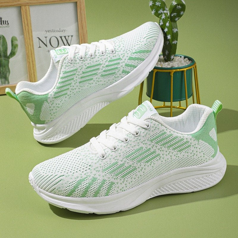 Women Orthopedic Shoes Elastic Mesh EVA Nonslip Jogging Sneakers