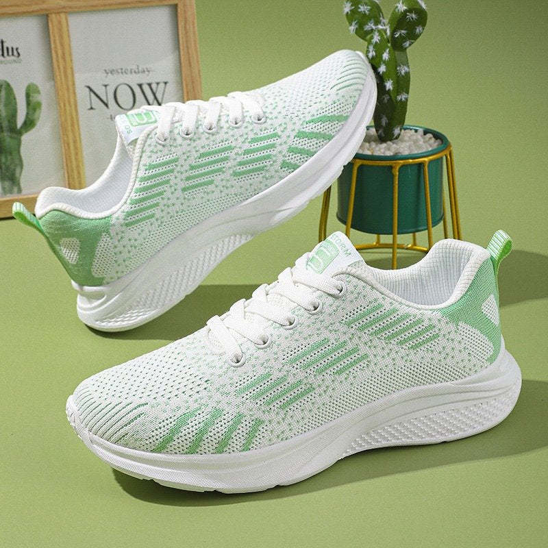Women Orthopedic Shoes Elastic Mesh EVA Nonslip Jogging Sneakers