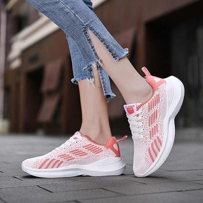 Women Orthopedic Shoes Elastic Mesh EVA Nonslip Jogging Sneakers