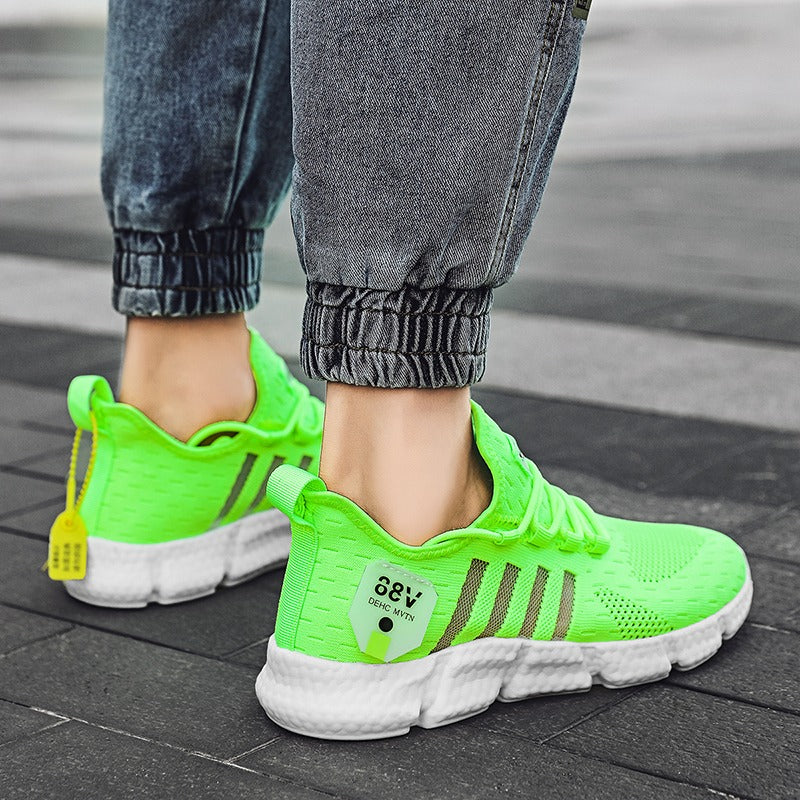 Men Tennis Orthopedic Shoes Mesh Memory Cushion Sporty Walking Sneakers