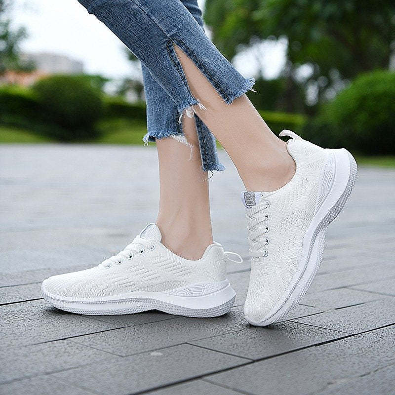 Women Orthopedic Shoes Elastic Mesh EVA Nonslip Jogging Sneakers