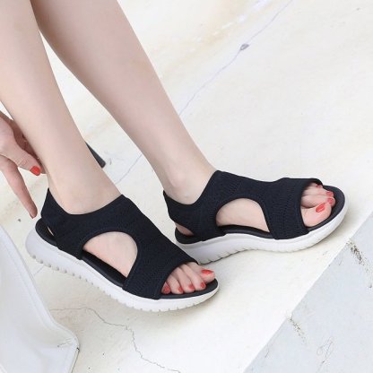 Women Walking Orthopedic Sandals Mesh Hollow Out Trendy Summer Sandals