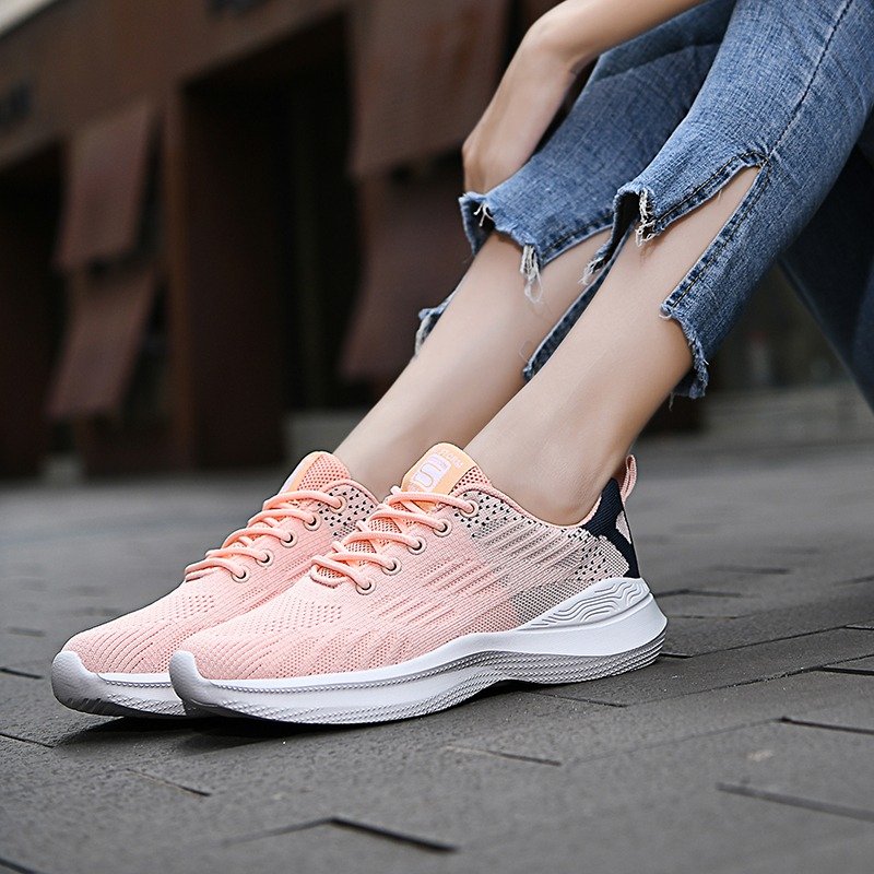 Women Orthopedic Shoes Elastic Mesh EVA Nonslip Jogging Sneakers