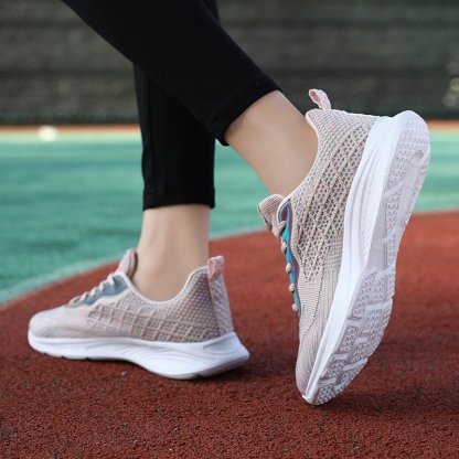Women Athletic Orthopedic Shoes Anti-collision Mesh Round Toe Stylish Sneakers
