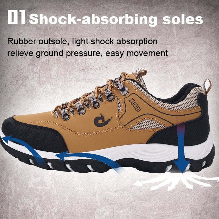 Men Orthopedic Shoes Anti-collision Anti-slip Rubber Hiking Sneakers