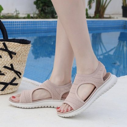 Women Walking Orthopedic Sandals Mesh Hollow Out Trendy Summer Sandals