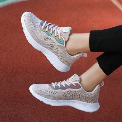Women Athletic Orthopedic Shoes Anti-collision Mesh Round Toe Stylish Sneakers