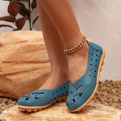 Wide Toe Box & Wide Size Leather Moccasin