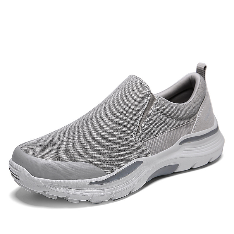 Orthopedic Men Shoes Breathable Arch Support Elastic Non-Slip Sole