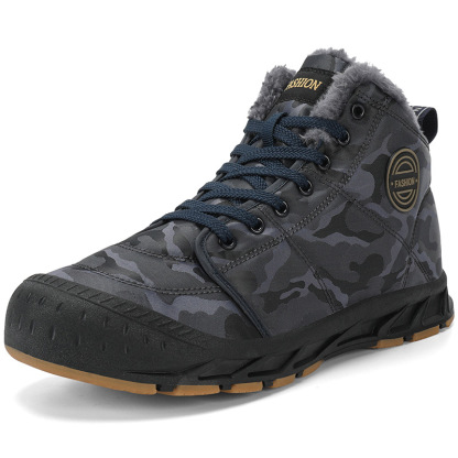 Ankle Boots For Men Thick Sole Winter Orthopedic Shoes