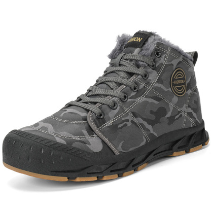 Ankle Boots For Men Thick Sole Winter Orthopedic Shoes