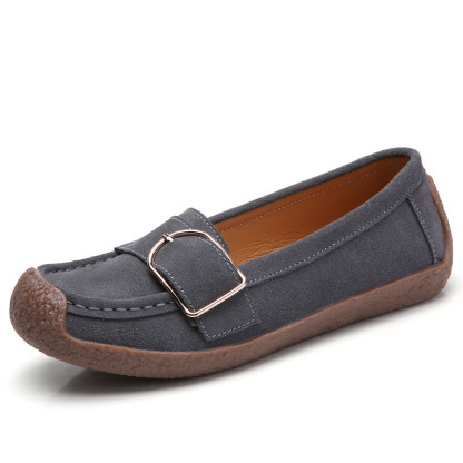Step in Style with Fashion Flats Genuine Leather Loafers
