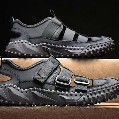 Men Orthopedic Sandals Open Back Anti-collision Round Toe Trendy 2023